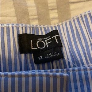 Loft seersucker shorts